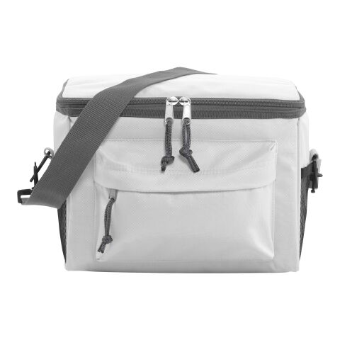 Polyester (600D) cooler bag Joey white | No Branding | not available | not available
