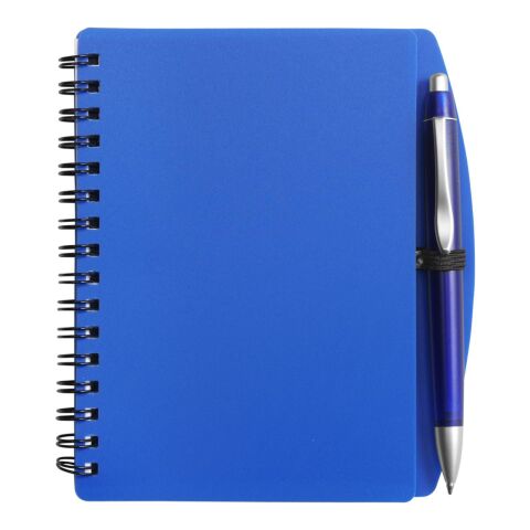 PP notebook with ballpen Kimora blue | No Branding | not available | not available