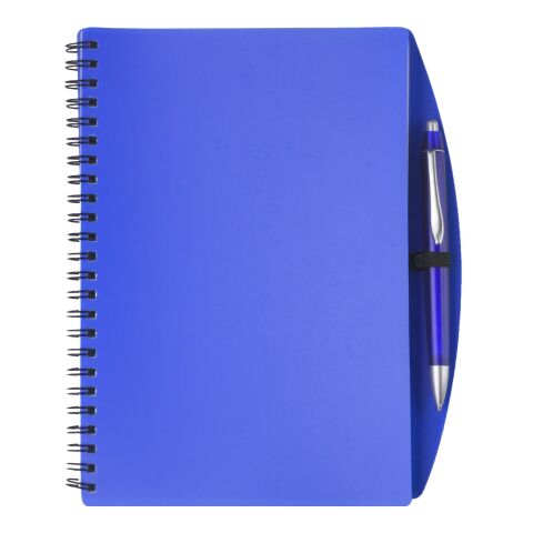 PP notebook with ballpen Solana blue | No Branding | not available | not available
