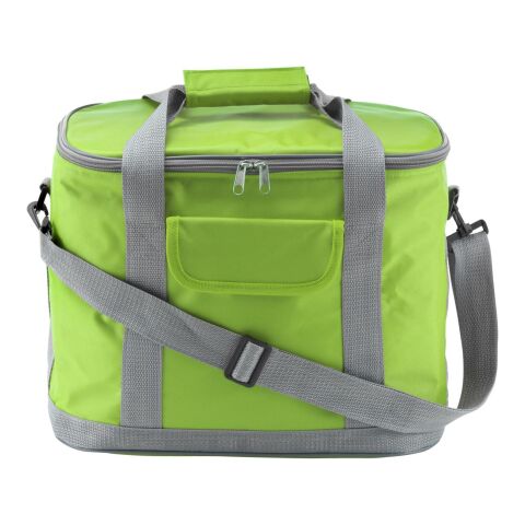 Polyester (420D) cooler bag Juno lime | No Branding | not available | not available