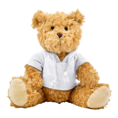 Plush teddy bear Monty white | No Branding | not available | not available