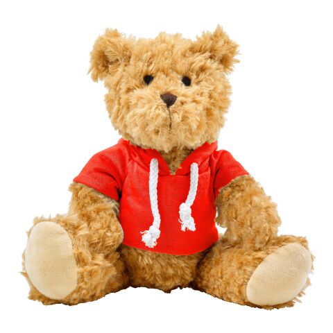 Plush teddy bear Monty red | No Branding | not available | not available