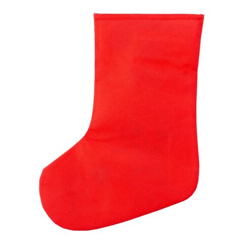 Nonwoven (80gr/m²) Christmas stocking Jasleen red/white | No Branding | not available | not available