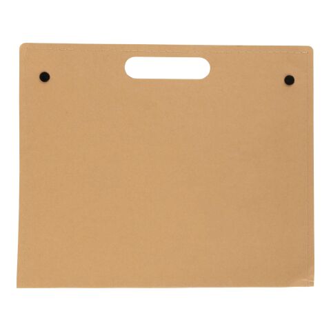 Writing folder Keisha, Cardboard brown | No Branding | not available | not available