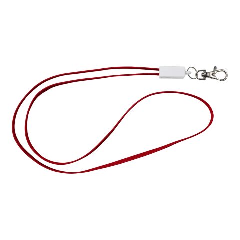 TPE 2-in-1 lanyard Marguerite red | No Branding | not available | not available