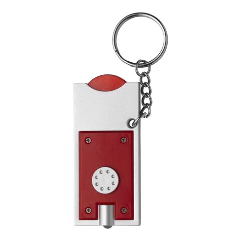 PS key holder with coin Madeleine red | No Branding | not available | not available