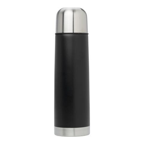 Stainless steel double walled flask Luca black | No Branding | not available | not available