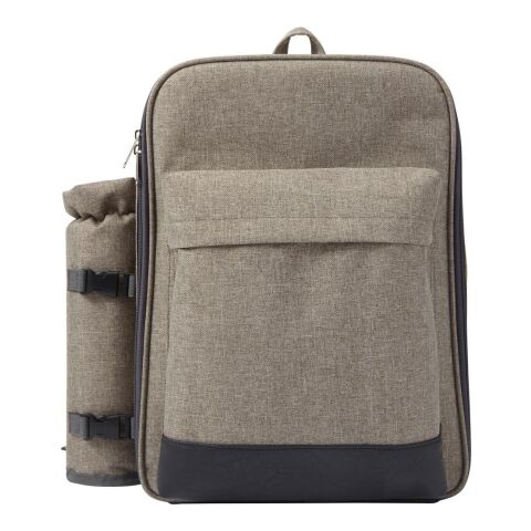 Polyester (600D) picnic backpack Allison light grey | No Branding | not available | not available