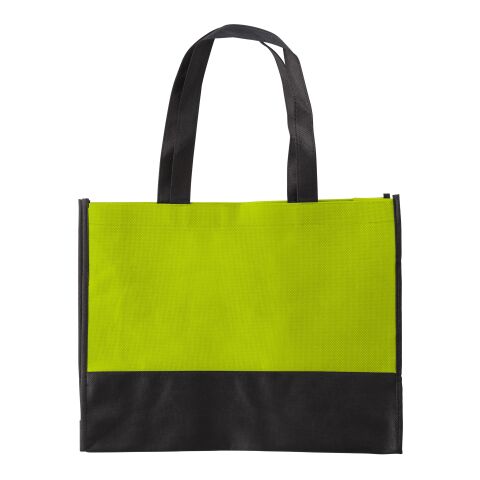 Nonwoven (80 gr/m²) shopping bag Brenda lime | No Branding | not available | not available