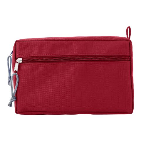 RPET toiletry bag Natasha red