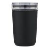 Bello 420 ml glass tumbler with recycled plastic outer wall Solid black | not available