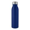 Harper 700 ml stainless steel sport bottle with metal loop Standard | Mid blue | No Branding | not available | not available