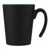 Oli 360 ml ceramic mug with handle Standard | Green-Solid black | No Branding | not available | not available