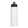 Fitz 800 ml RCS recycled single wall stainless steel water bottle Standard | White | No Branding | not available | not available