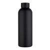 Spring 750 ml RCS recycled single wall stainless steel water bottle Standard | Solid black | No Branding | not available | not available