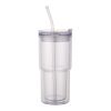 Archer 480 ml double wall plastic tumbler White