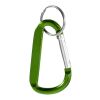Timor recycled aluminium carabiner keychain Green | not available