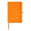 Teak A5 recycled hard cover notebook with lined pages Standard | Orange | not available | No Branding | not available | not available