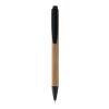 Borneo bamboo ballpoint pen Standard | Natural-Solid black | Not applicable | No Branding | not available | not available
