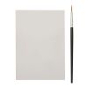 Quell colouring book and water brush pen set White
