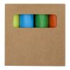Mini recycled plastic highlighter set Multi colour