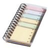 Spinner spiral notebook with coloured sticky notes Standard | Natural | No Branding | not available | not available