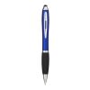 Blue Ink Nash Coloured Stylus Ballpoint Pen Black Grip Standard | Royal blue-Solid black | not available | No Branding | not available | not available