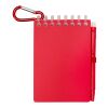 Lig Mini recycled outdoor soft cover notebook and ballpoint pen set (black ink) Standard | Red | No Branding | not available | not available