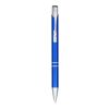Blue Ink Moneta Anodized Aluminium Click Ballpoint Pen Standard | Blue | not available | No Branding | not available | not available
