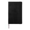 Moleskine Plain L Soft Cover Notebook Standard | Solid black | Paper Print | paper band | 460 mm x 55 mm