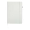 Liss A5 recycled plastic hard cover notebook White