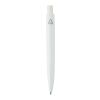 Ramin recycled plastic mini ballpoint pen (blue ink) White