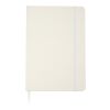 Bass A5 recycled hard cover notebook with lined pages Standard | white | No Branding | not available | not available