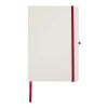 Spectrum A5 hard cover notebook with coloured edge Red