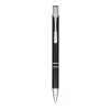 Moneta anodized aluminium click ballpoint pen Standard | Solid black | No Branding | not available | not available