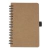 Cobble A6 wire-o recycled cardboard notebook with stone paper Standard | Natural | No Branding | not available | not available
