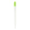Thalaasa duo-tone eco-friendly pen Standard | Transparent green-White | not available | No Branding | not available | not available