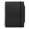 Thalaasa A5 ocean-bound hard cover notebook with ballpoint pen (black ink) Standard | Solid black | not available | No Branding | not available | not available
