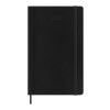 Moleskine soft cover 12 month weekly L planner Standard | Solid black | No Branding | not available | not available