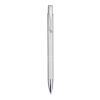 Moneta recycled aluminium ballpoint pen (blue ink) Standard | Silver | not available | No Branding | not available | not available