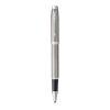 Parker IM Essentials rollerball and ballpoint pen set - silver Solid black