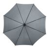 Kyle 23" auto open umbrella wooden shaft and handle Standard | Grey | not available | No Branding | not available | not available | not available