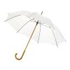 Jova 23" umbrella with wooden shaft & handle Standard | White | not available | No Branding | not available | not available | not available