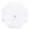 Birgit 21'' foldable windproof recycled PET umbrella Standard | White | Not applicable | No Branding | not available | not available | not available