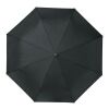 Alina 23" auto open recycled PET umbrella Standard | Solid black | No Branding | not available | not available | not available