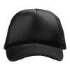 Trucker 5 panel cap Standard | Solid black-Solid black | No Branding | not available | not available | not available