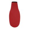 Fris recycled neoprene bottle sleeve holder Standard | Red | No Branding | not available | not available | not available