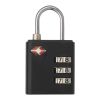 Kingsford TSA luggage lock Standard | Solid black | No Branding | not available | not available