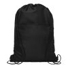 Oriole 12-can drawstring cooler bag Standard | Solid black | not available | No Branding | not available | not available | not available
