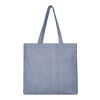 Pheebs 210 g/m² recycled gusset tote bag Standard | Heather blue | not available | No Branding | not available | not available | not available
